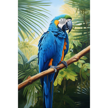 Blue Parrot Canvas